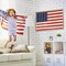Patriotic Canvas Wall Art Print Vintage 4th of July American Flag Art Poster Independence Day Room Decor for Gallery Living Room Bedroom (UNFRAMED 16 x 24 Inch)